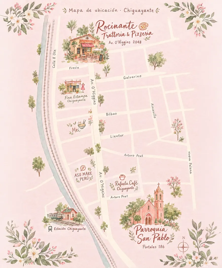 Mapa de ubicación de Chiguayante